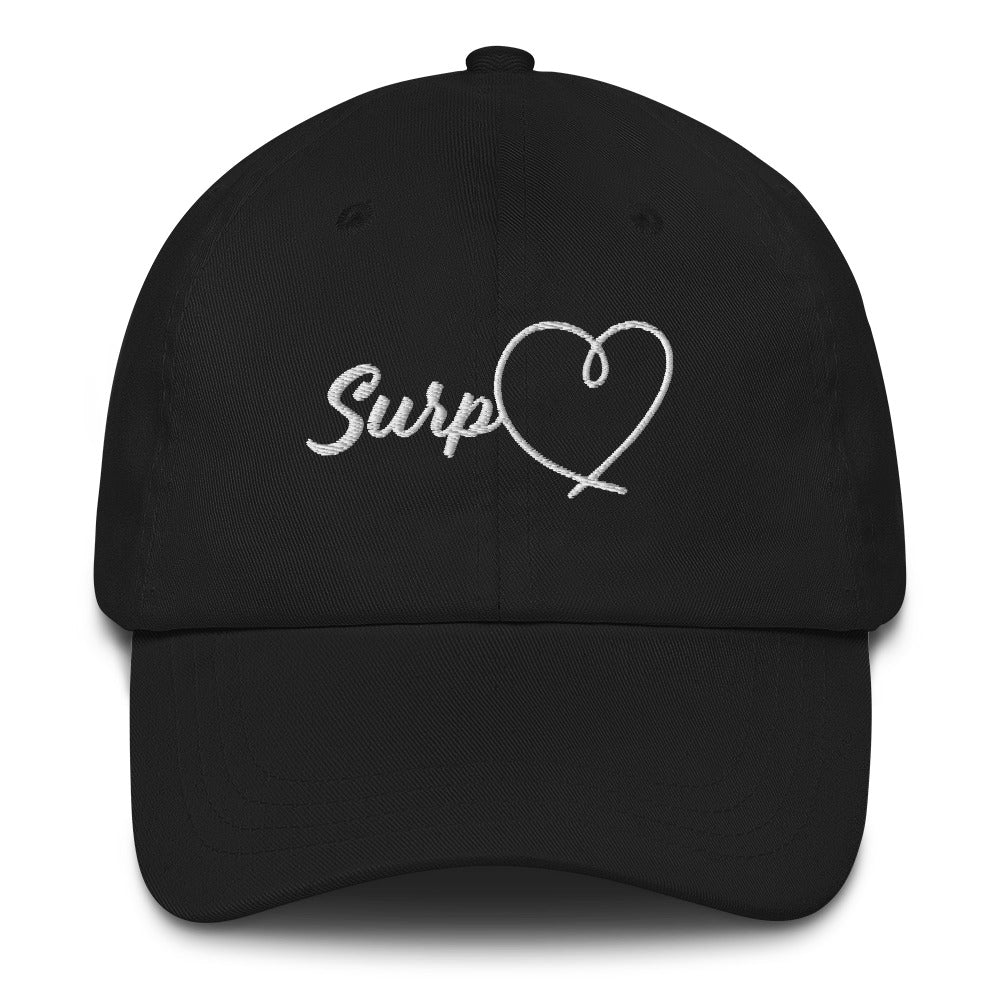 Surp Heart Hat - White Letters