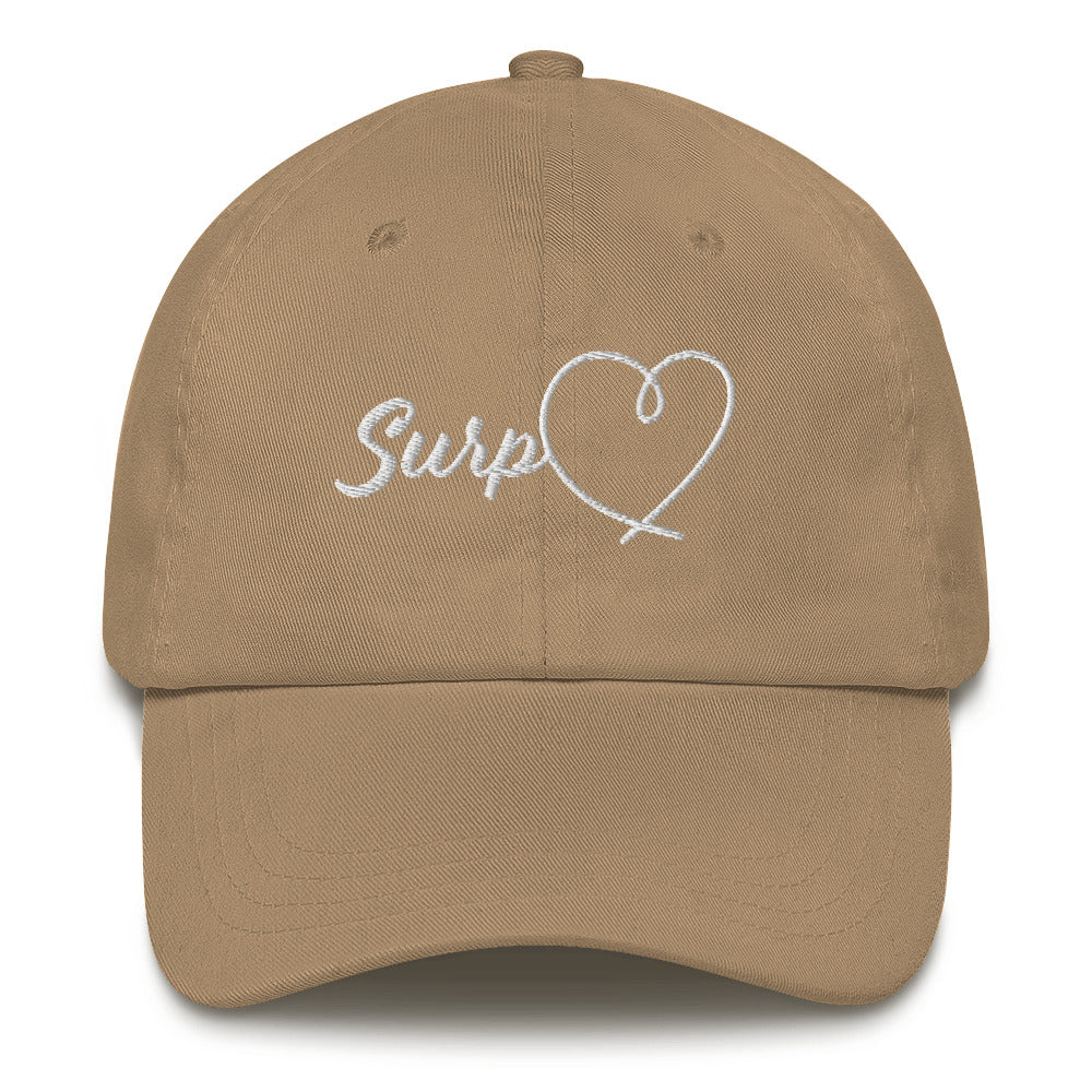 Surp Heart Hat - White Letters