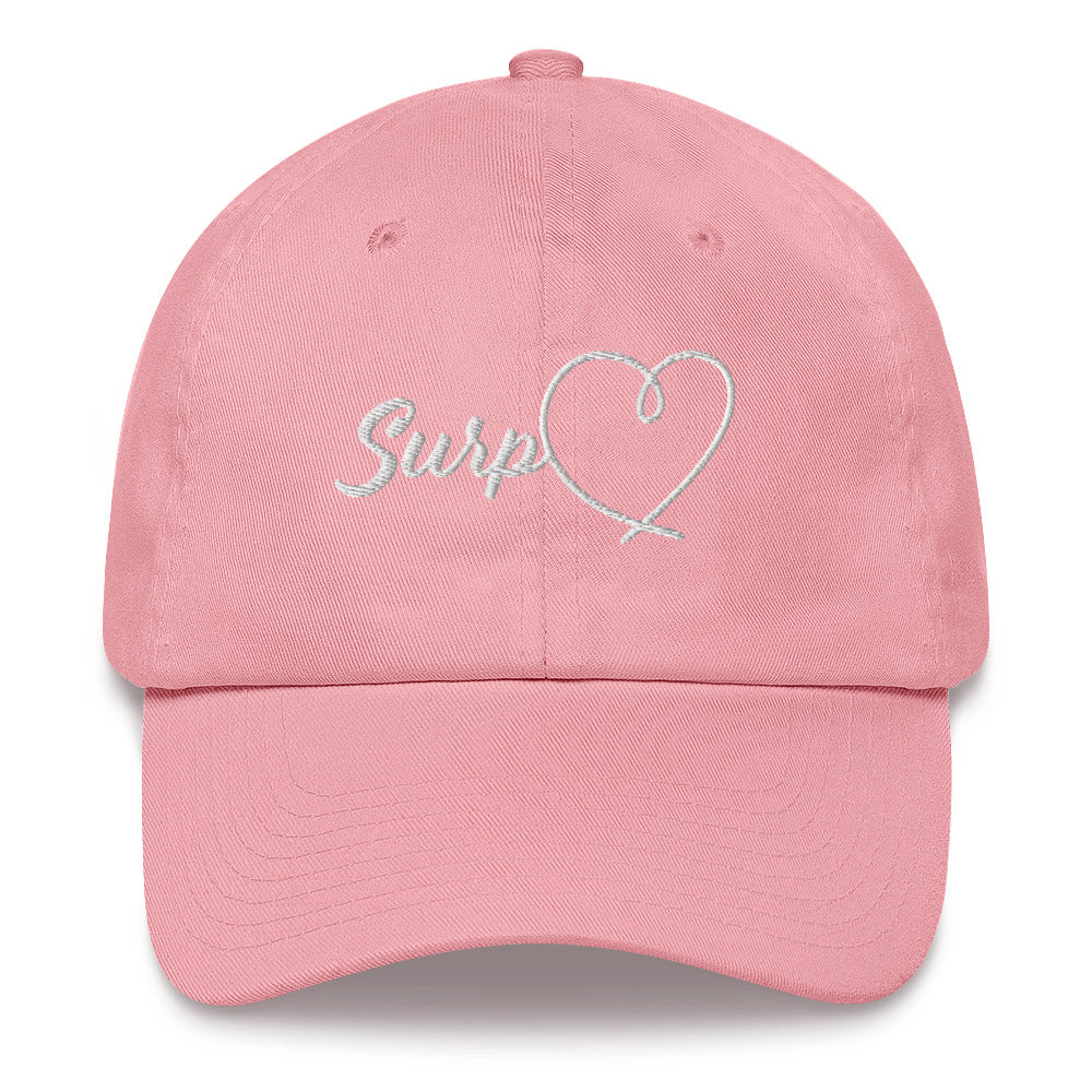 Surp Heart Hat - White Letters