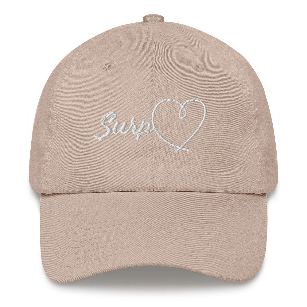 Surp Heart Hat - White Letters