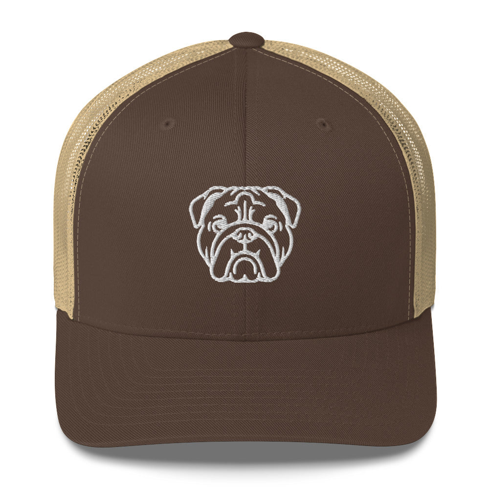 English Bulldog Trucker Hat