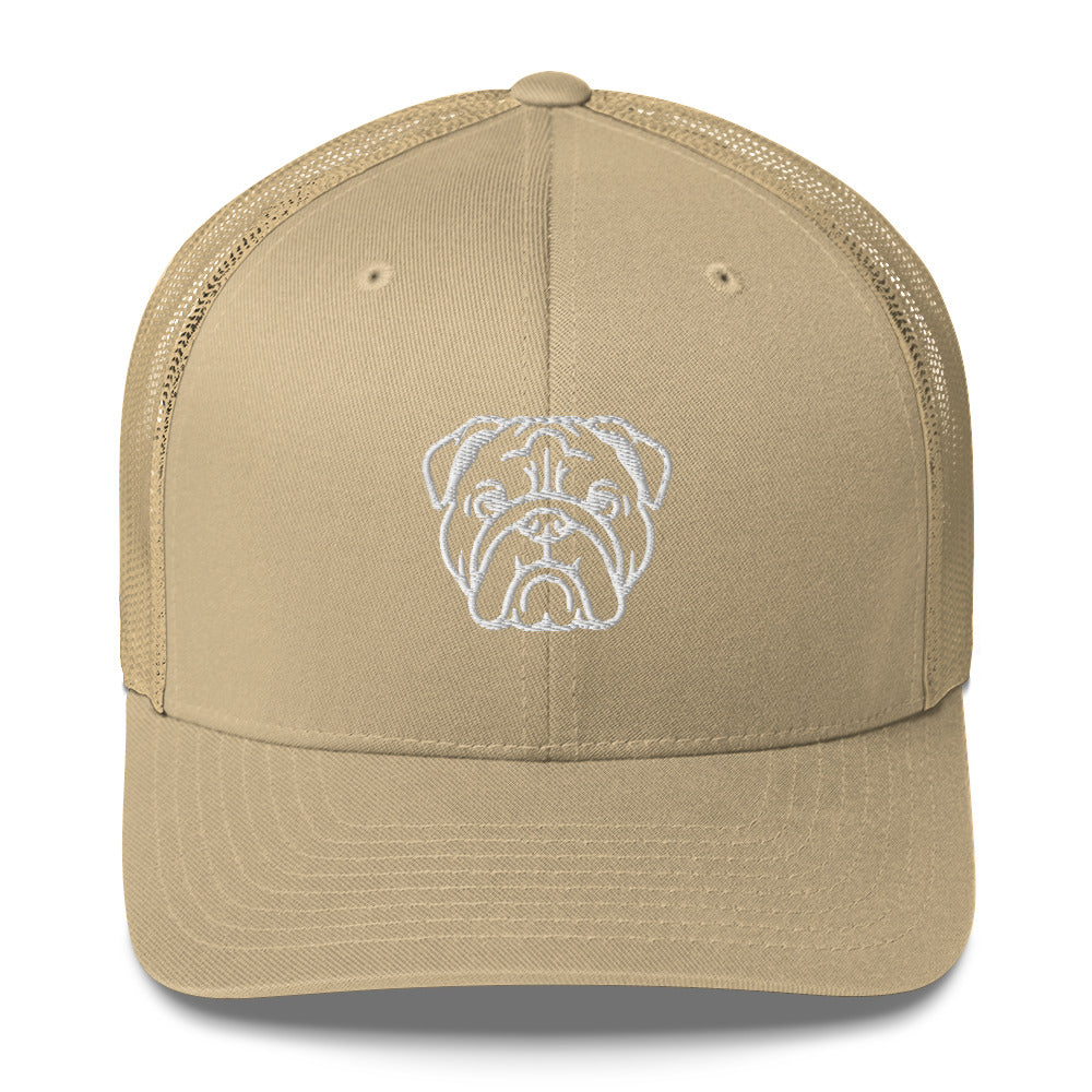 English Bulldog Trucker Hat