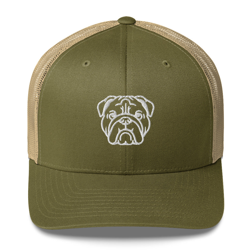 English Bulldog Trucker Hat
