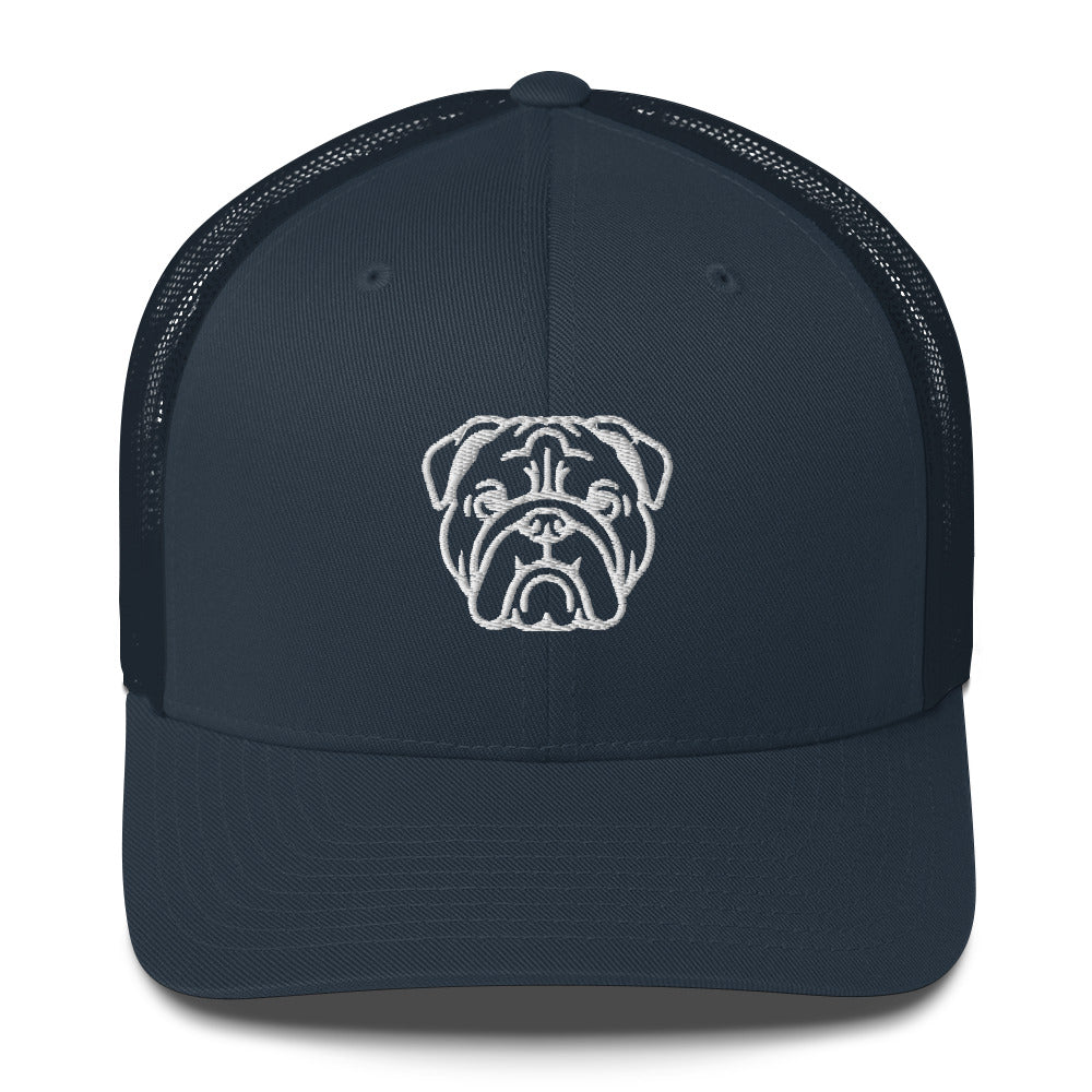 English Bulldog Trucker Hat