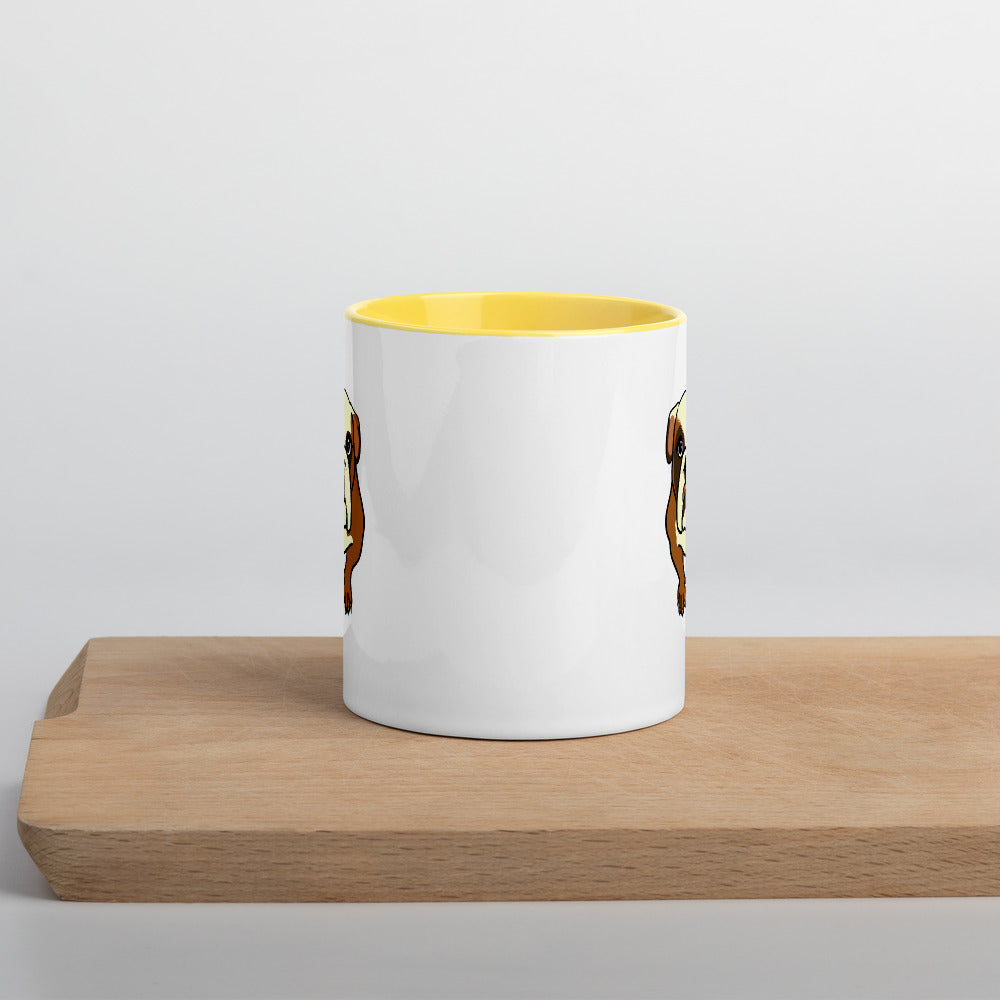 Buffy Mug with Color on Handle & Inside