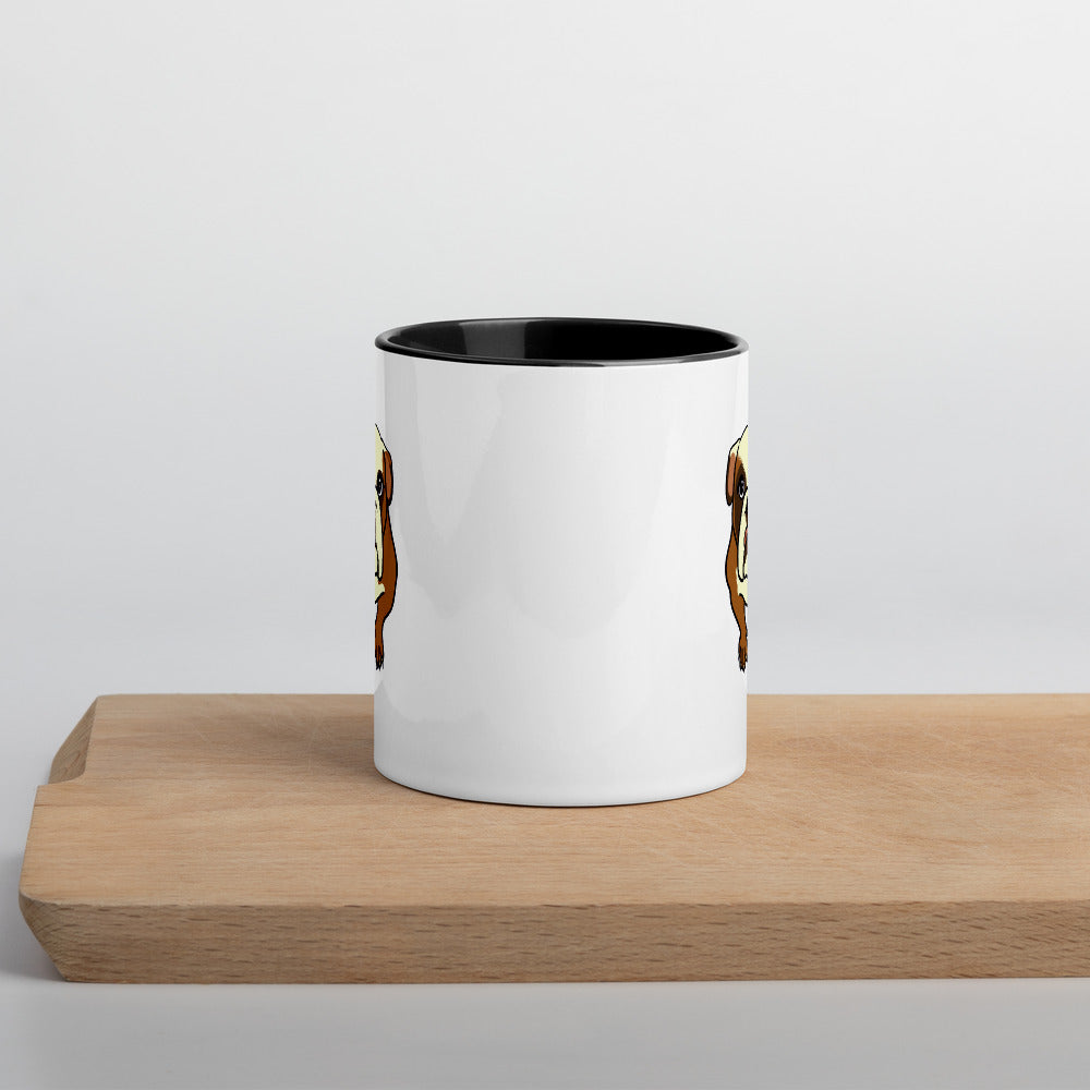 Buffy Mug with Color on Handle & Inside