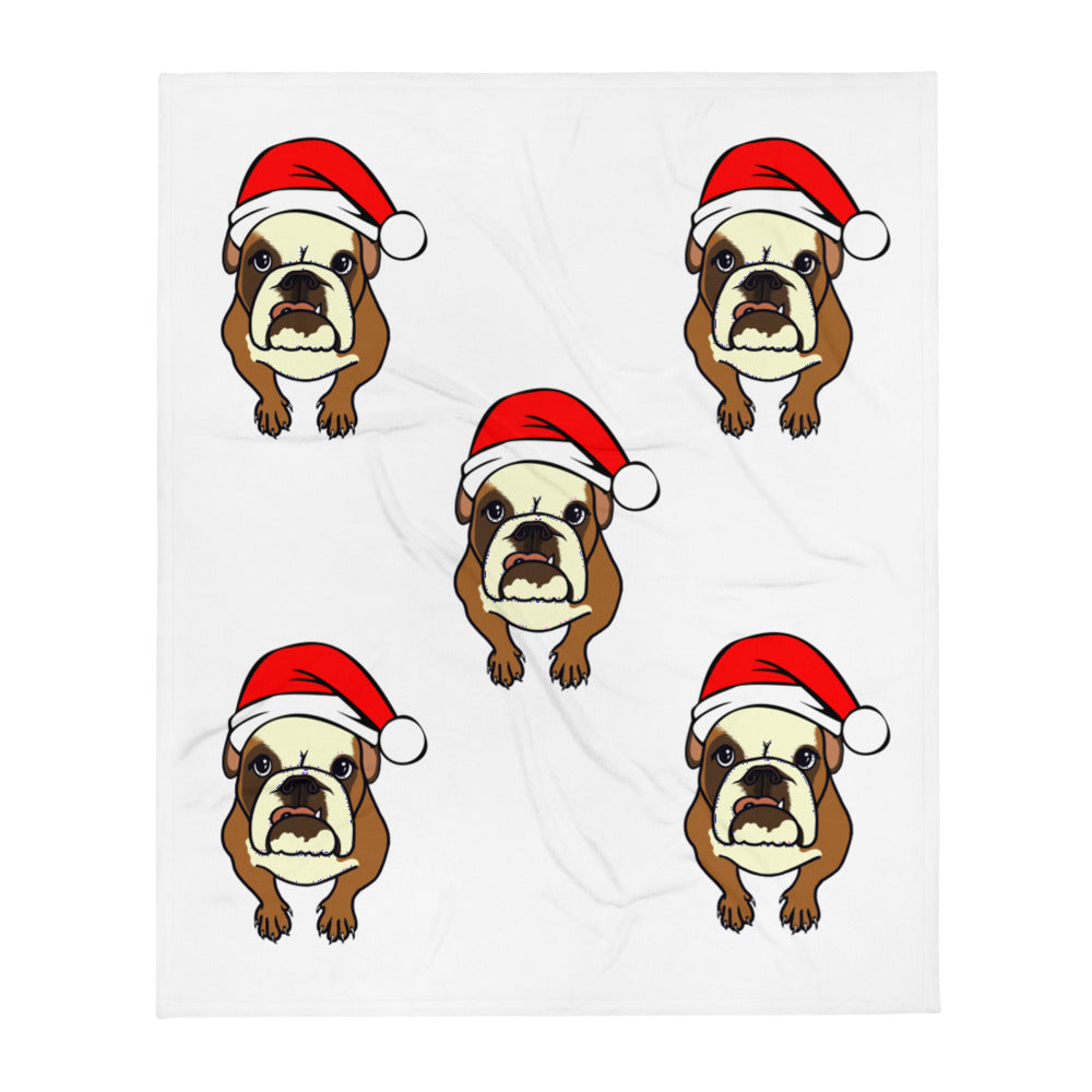 Buffy Holiday 50" X 60" Soft Silk Touch Throw (White)