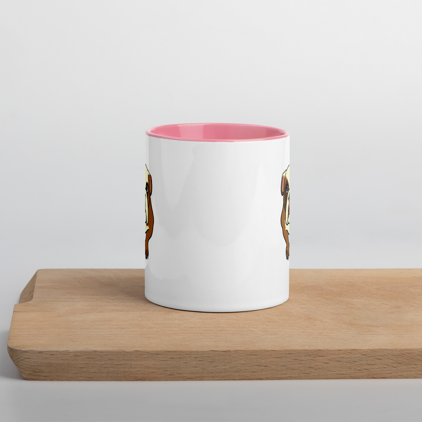 Buffy Mug with Color on Handle & Inside