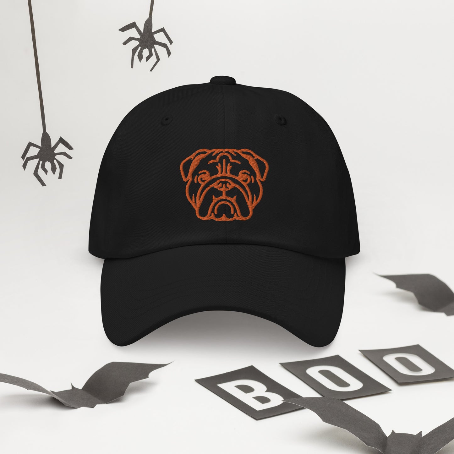 English Bulldog Halloween Dad Hat