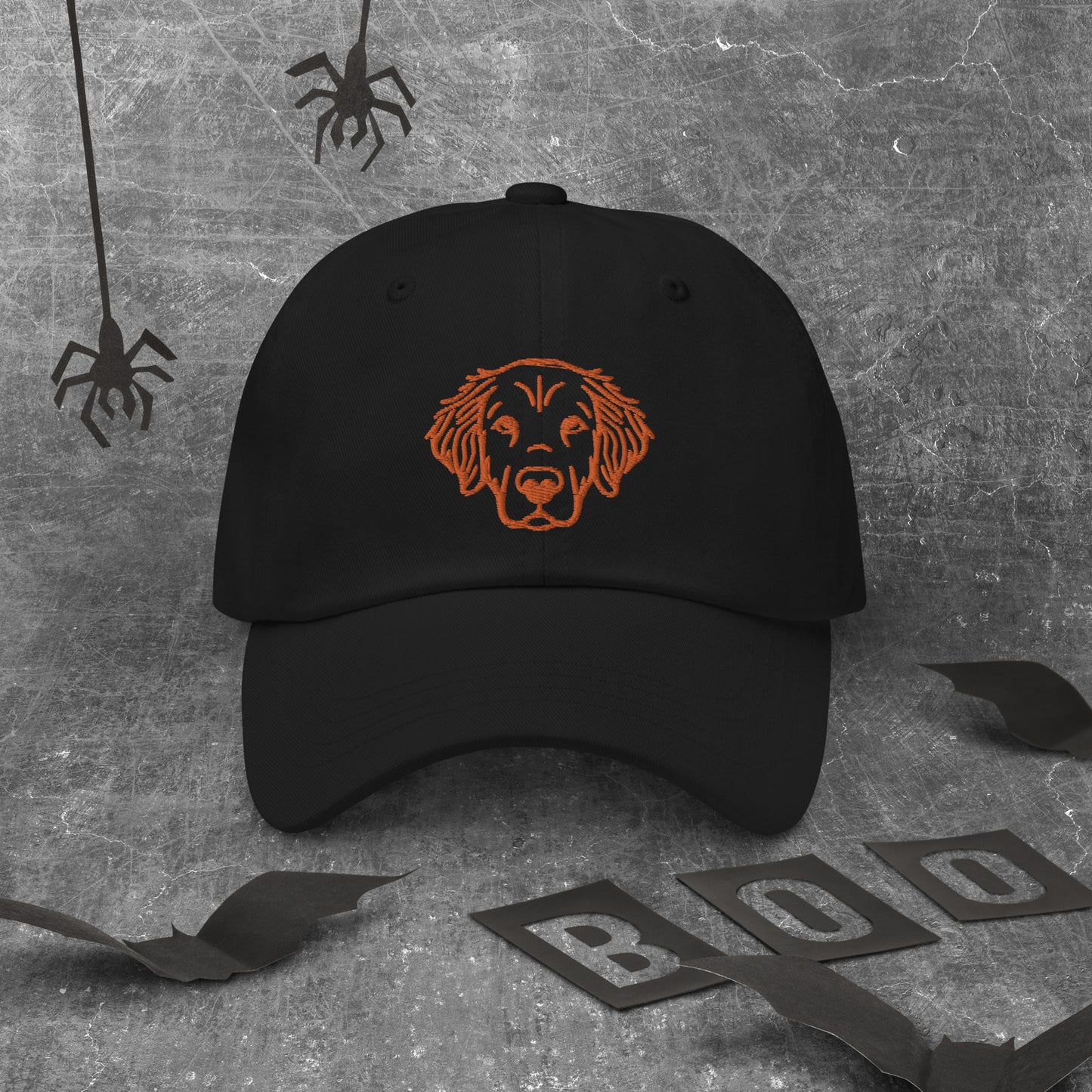 Golden Retriever Halloween Dad Hat