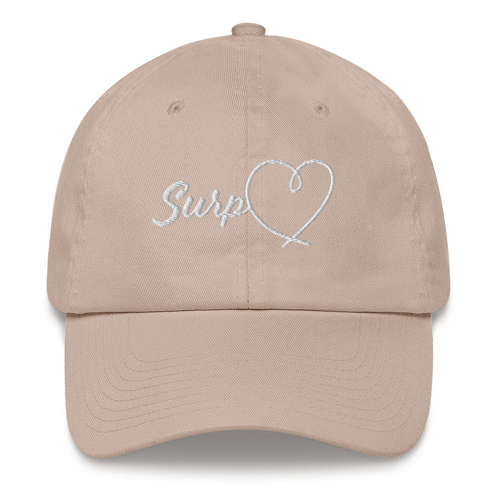Surp Heart Hat - White Letters