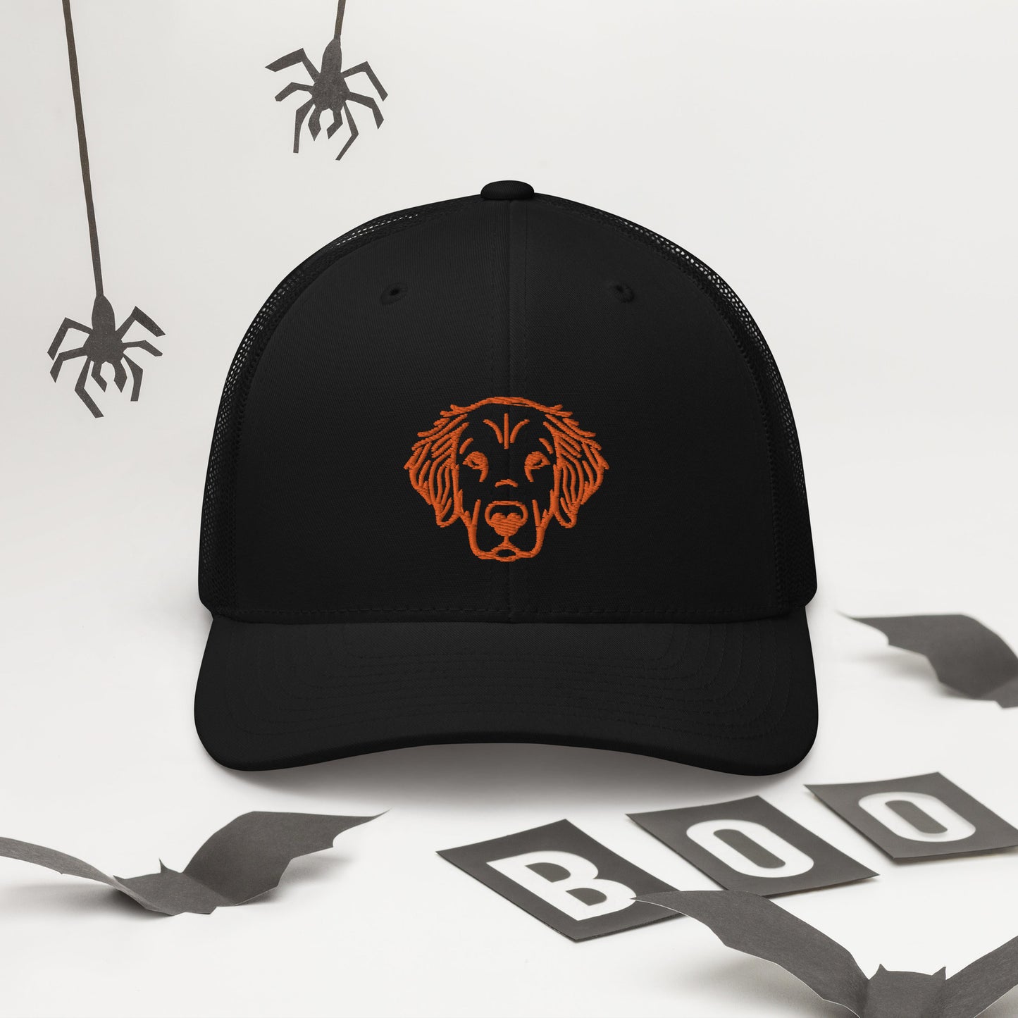 Golden Retriever Halloween Trucker Hat