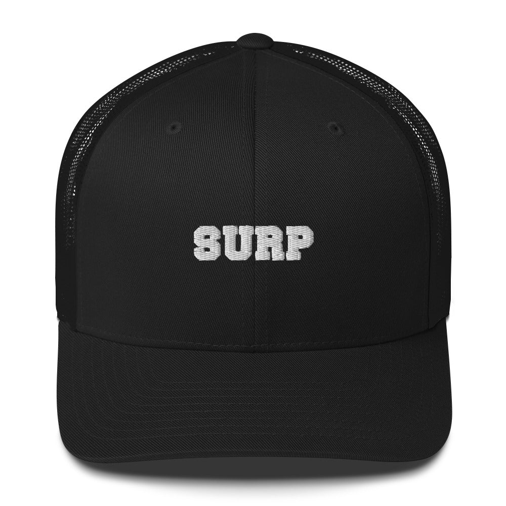 Surp SFBUFF Black Trucker Cap Hat