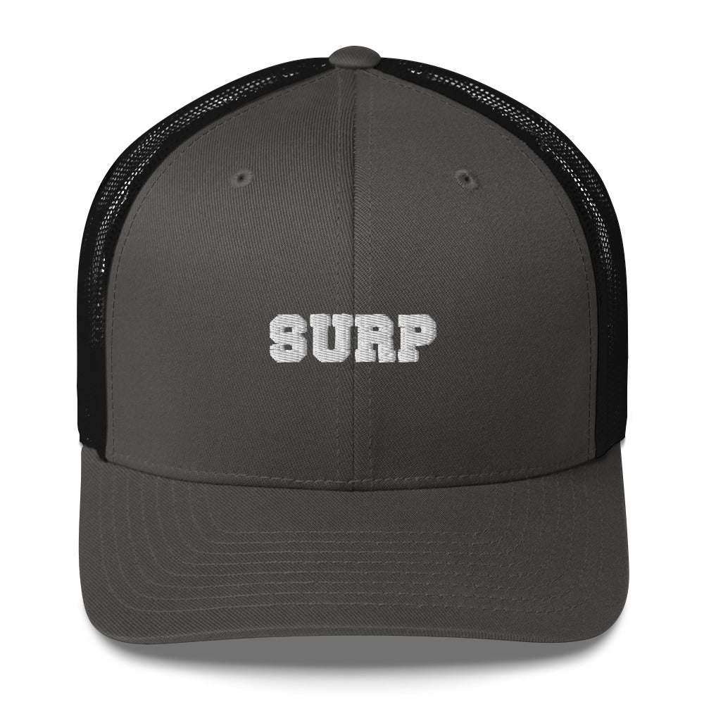 Surp SFBUFF Black / Grey Trucker Cap Hat