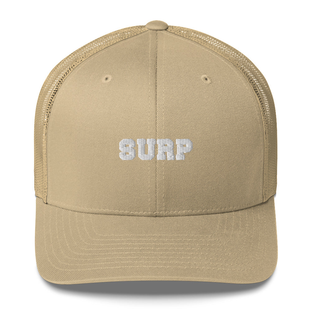 Surp SFBUFF Khaki Trucker Cap Hat