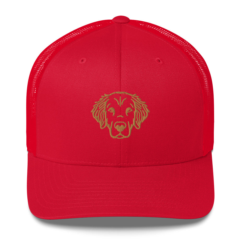 Golden Retriever Trucker Hat