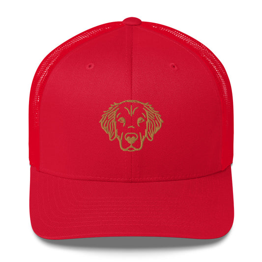 Golden Retriever Trucker Hat